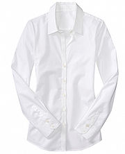 White button-up shirt